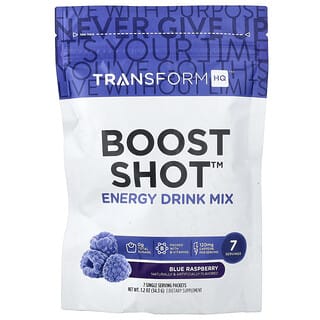 TransformHQ, Everyday, Boost Shot, Frambuesa azul`` 34,3 g (1,2 oz)