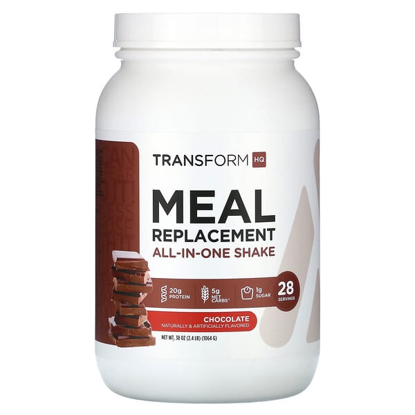 TransformHQ Meal Replacement, All-In-One Shake, Chocolate, 2.4 lb 38 oz (1064 g)