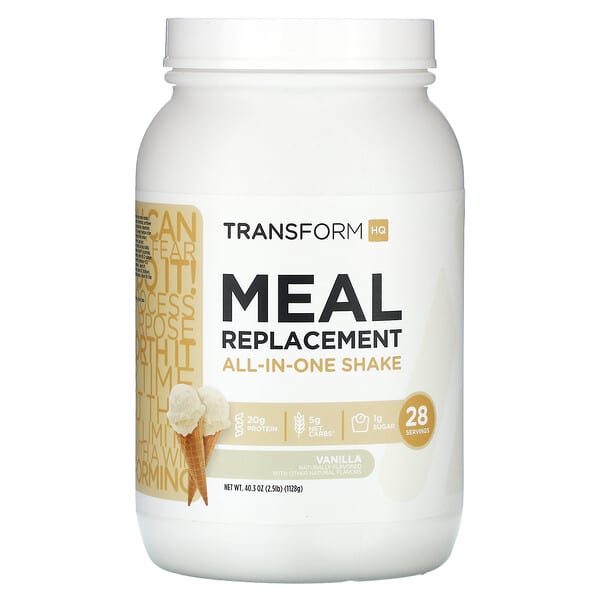 TransformHQ Meal Replacement, All-in-One Shake, Vanilla, 2.5 lb 40.3 (1128 g)