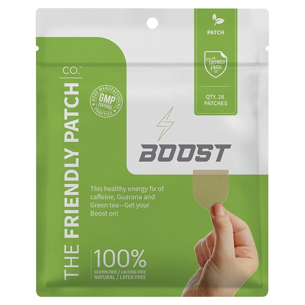 The Friendly Patch, Boost, энергетический патч, 28 шт.