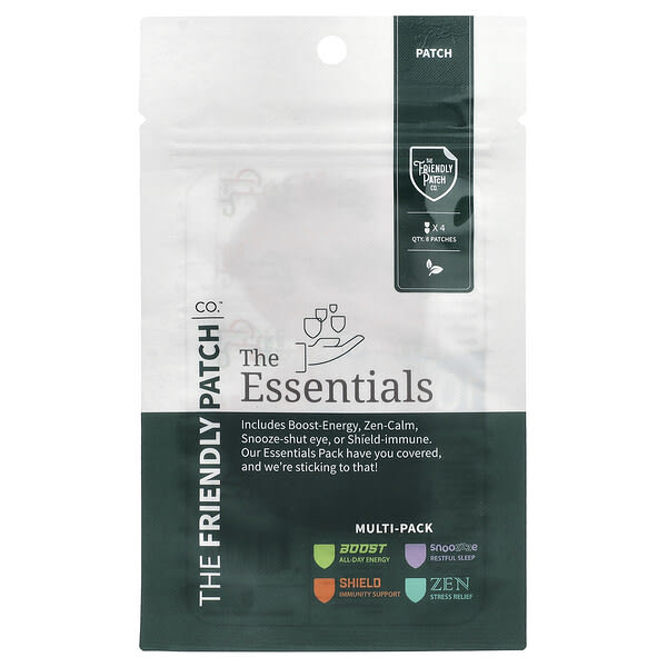 The Friendly Patch, The Essentials, Multipack, 8 Patches