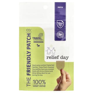 The Friendly Patch, Adesivos para Viagem, Relief Day, 8 Adesivos