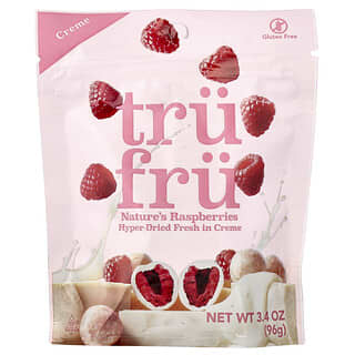 Tru Fru, Nature's Frambuesas, Frescuras hipersecadas en crema, 96 g (3,4 oz)
