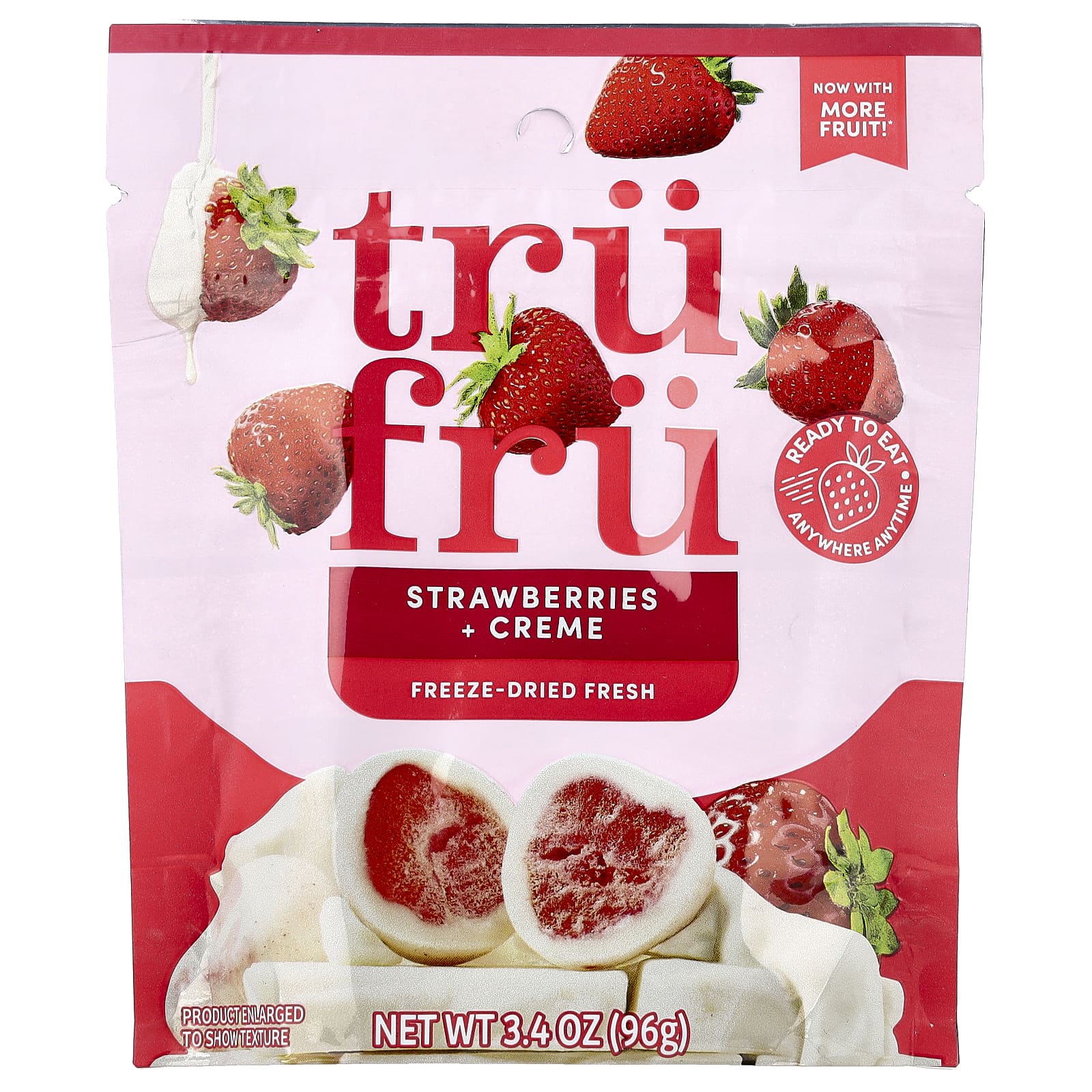  WILDStrawberry　5点 Ever Eat Premium | Dondurularak Kurutulmuş Bütün Çilek 20 Gr