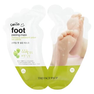 The Face Shop, Smile Foot Peeling Mask, 1 Paar, jeweils 20 ml (0,67 fl oz)