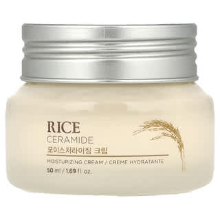 The Face Shop, Ceramida de arroz, Crema humectante`` 50 ml (1,69 oz. Líq.)