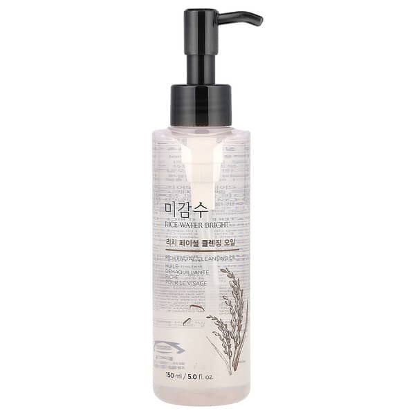 The Face Shop, 미감수, 리치 페이셜 클렌징 오일, 중건성 피부용, 150ml(5fl oz)