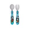 Tenedor y cuchara de Mickey Mouse de Disney, para mayores de 9 meses, juego de 2 piezas