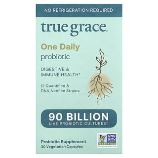 True Grace, Un probiótico diario, 30 cápsulas vegetales