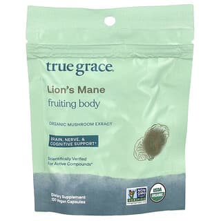True Grace, Lion's Mane, 120 Vegan Capsules