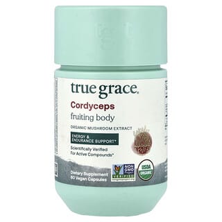 True Grace, Cordyceps, 60 Vegan Capsules (500 mg per Capsule)
