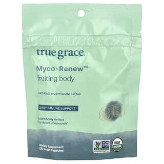 True Grace, Myco-Renew™ Fruiting Body, 120 Vegan Capsules