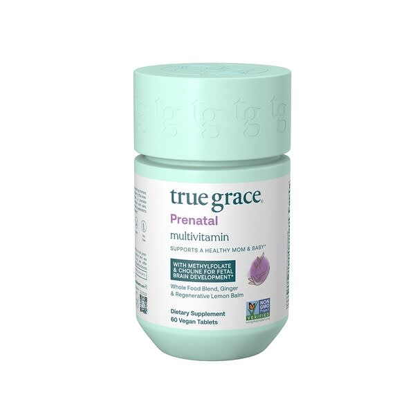 True Grace, Prenatal Multivitamin, 60 Vegan Tablets — product photo 1