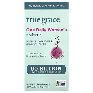 True Grace‏, One Daily Women's Probiotic, 90 Billion, 60 Vegetarian Capsules