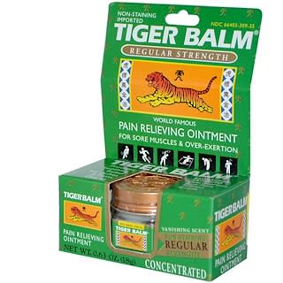 Tiger Balm, Pain Relieving Ointment, 0.63 oz (18 g)
