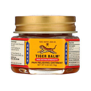 Tiger Balm, Pomada aliviadora de dolor, Extra fuerte, 0.63 oz (18 g)