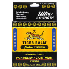 Tiger Balm, Pain Relieving Ointment, Ultra Strength, 1.7 oz (50 g)
