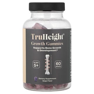 تروهايت‏, علكات النمو ، متعددة الفيتامينات ، للأعمار 5+ ، بنكهة العنب ، 60 علكة