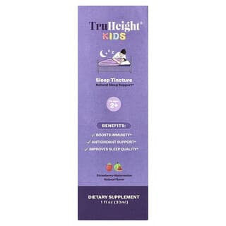 TruHeight, Kids Sleep Tincture, For Ages 2+, Strawberry-Watermelon, 1 fl oz (30 ml)