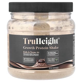 TruHeight, Çocuklar ve Gençler Büyüme Bezelye Proteini Shake, 5+ Çocuklar İçin, Çikolata, 0,85 lbs (386 g)