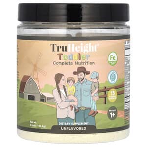 TruHeight, Complete Nutrition para niños pequeños, 1 año en adelante, Sin sabor, 155,4 g (5,5 oz)