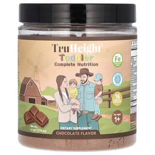 TruHeight, Toddler Complete Nutrition, 1 año en adelante, Chocolate, 174,3 g (6,1 oz)