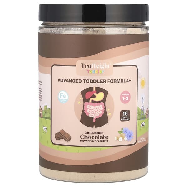 Toddler, Advanced Toddler Formula+, For Ages 1-3, Chocolate, 0.59 lbs (266 g)