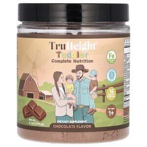 TruHeight‏, Toddler Complete Nutrition ، لعمر 1+ ، شوكولاتة ، 6.1 أونصة (174.3 جم)