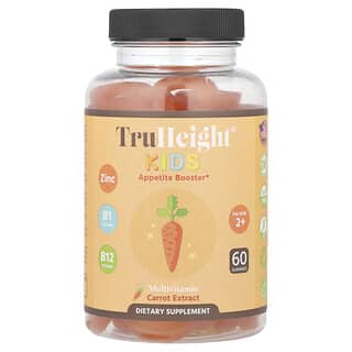 TruHeight, Kids, Multivitamin Gummy, Fruchtgummis mit Multivitaminen für Kinder ab 2 Jahren, 60 Fruchtgummis