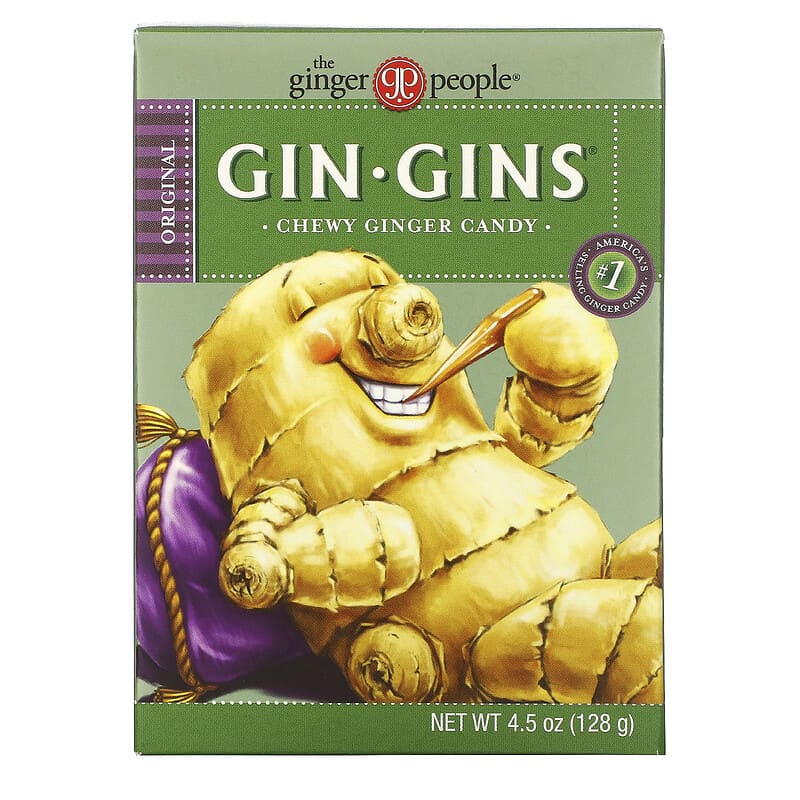 Ginger People - Gin Gins Bonbons à mâcher au gingembre Originale