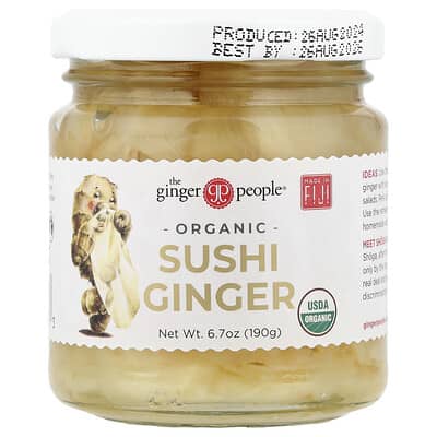 The Ginger People, Organic Sushi Ginger, 6.7 oz (190 g)
