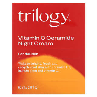 Trilogy, Vitamin C Ceramide Night Cream, 2 fl oz (60 ml)