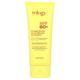 Trilogy, Omega-Boost Sheer Mineral Sunscreen, SPF 60+, 2.5 fl oz (75 ml)