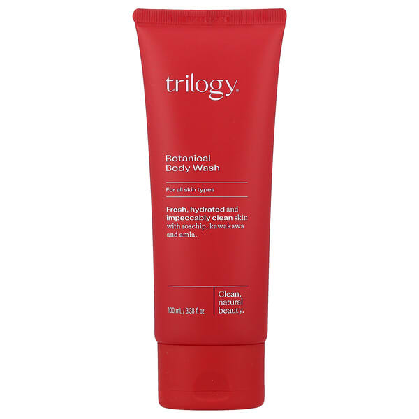 Trilogy, 식물성 바디 워시, 모든 피부용, 100ml(3.38fl oz)