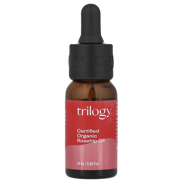 Trilogy, 有機認可玫瑰果油，0.68 液量盎司（20 毫升）