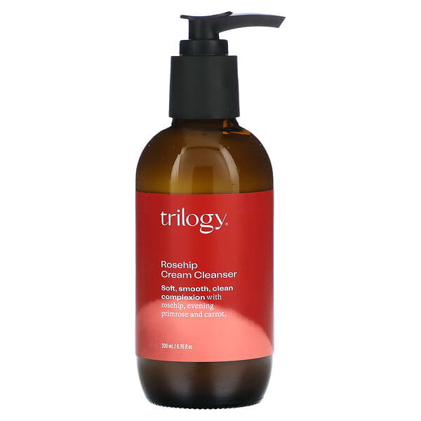 Trilogy, 로즈힙 크림 클렌저, 모든 피부용, 200ml(6.76fl oz)