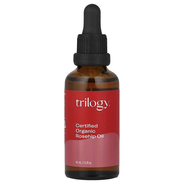 Trilogy, 認可有機玫瑰果油，1.5 液量盎司（45 毫升）