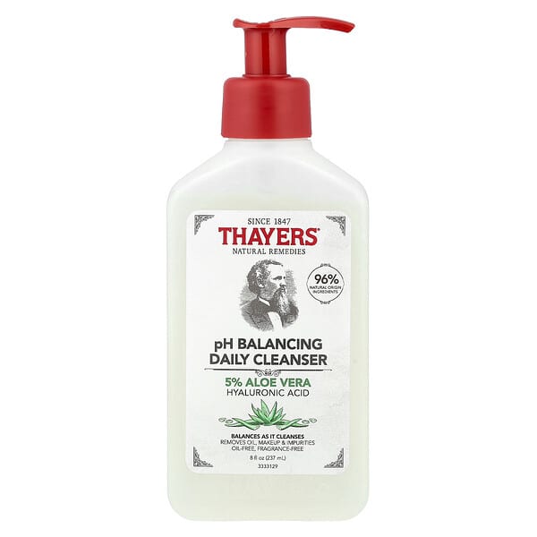 Thayers, pH 밸런싱 데일리 클렌저, 향료 무함유, 237ml(8fl oz)