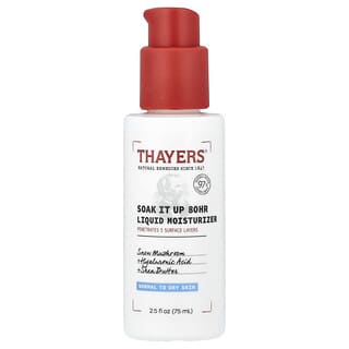 Thayers, Soak It Up 80HR Liquid Moisturizer, flüssige Feuchtigkeitspflege für 80 Stunden, ohne Duftstoffe, 75 ml (2,5 fl. oz.)