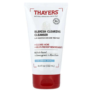Thayers, Blemish Clearing Cleanser, Acne-Prone Skin, 4.4 fl oz (132 ml)