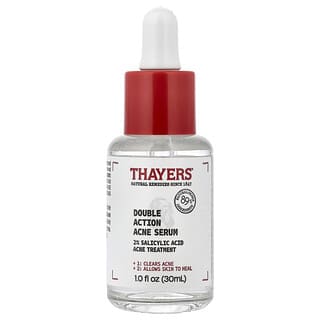 Thayers, Double Action Acne Serum, Fragrance-Free, 1 fl oz (30 ml)