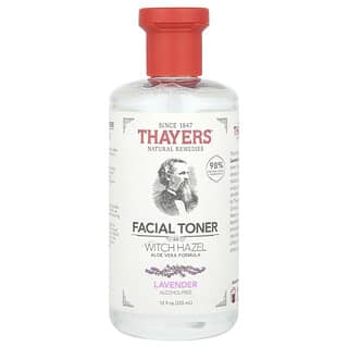 Thayers, Tónico facial con avellano de bruja, Sin alcohol, Lavanda, 355 ml (12 oz. líq.)