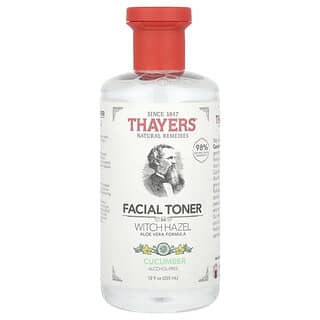 Thayers, Tónico facial con avellano de bruja, Sin alcohol, Pepino, 355 ml (12 oz. líq.)