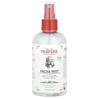 Thayers, Witch Hazel Facial Mist, Alcohol-Free, Unscented, 8 fl oz (237 ml)