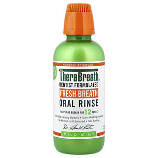 TheraBreath, Fresh Breath，漱口水，轻度薄荷，16 液量盎司（473 毫升）