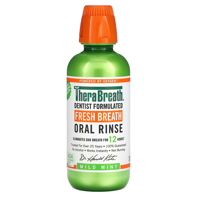 The Breath Co Fresh Breath Oral Rinse - 500 ml, Mild Mint - 2 Pack : . co.uk: Health & Personal Care