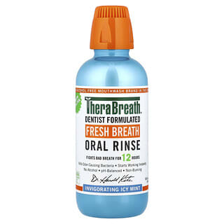 TheraBreath, Fresh Breath Oral Rinse, Invigorating Icy Mint, 16 fl oz (473 ml)