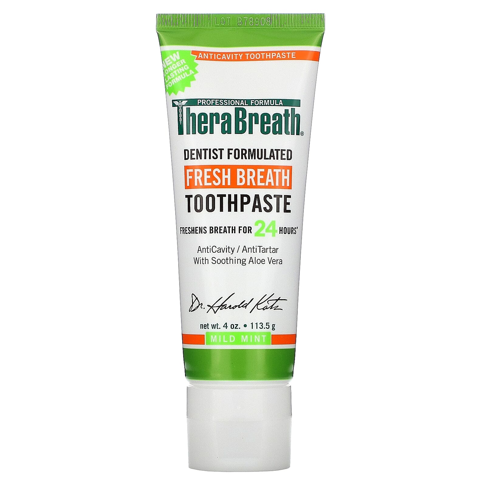 therabreath fresh breath toothpaste fluoride free formula