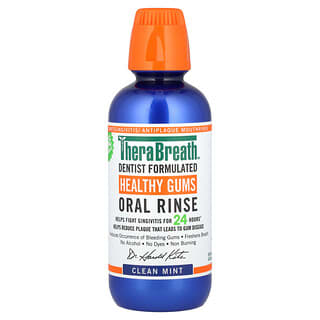 TheraBreath, Healthy Gums Oral Rinse, Clean Mint, 16 fl oz (473 ml)