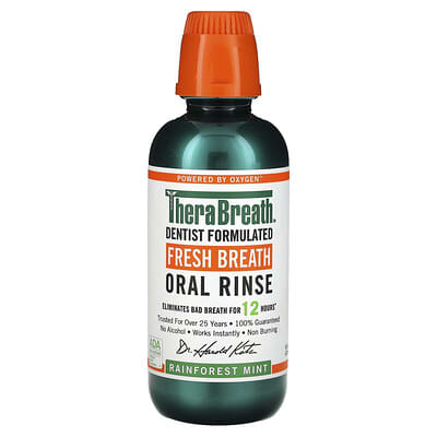 TheraBreath‏, Fresh Breath, מי פה בטעם מנטה, 473 מ"ל (16 אונקיות נוזל)